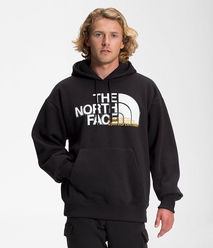 The North Face Mens Hoodie Coordinates Pullover 190FLMAVO - Black